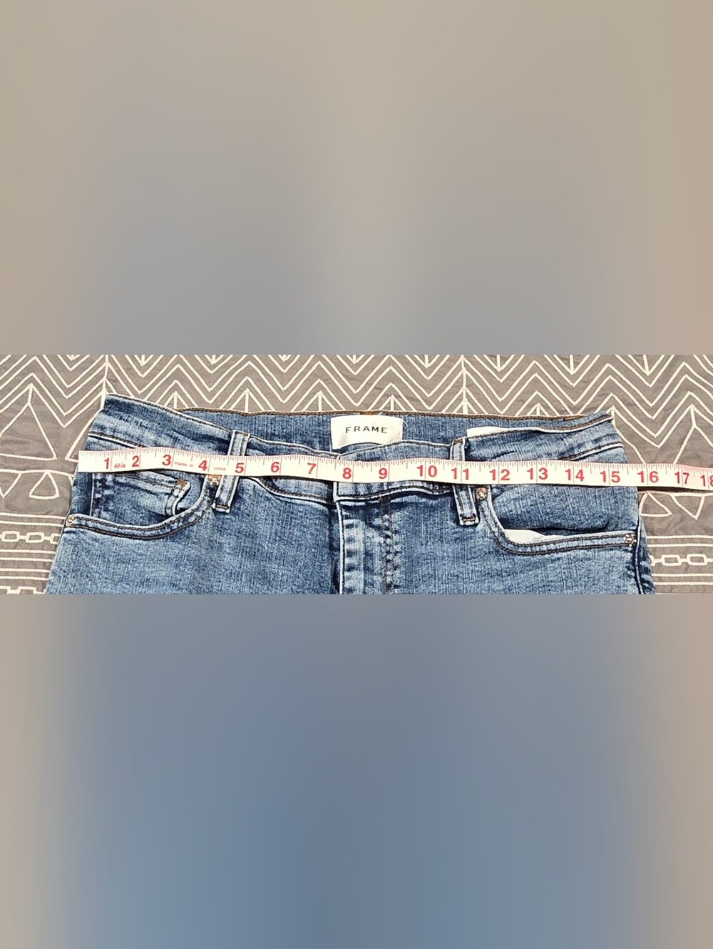Frame Le Sleek Straight High Waisted Jeans Size 30 - Picture 5 of 7